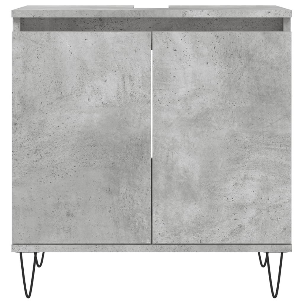 vidaXL Koupelnová skříňka betonově šedá 58x33x60 cm kompozitní dřevo