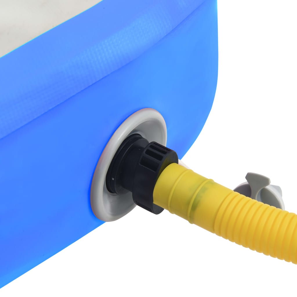 vidaXL Nafukovací žíněnka s pumpou 300 x 100 x 20 cm PVC modrá