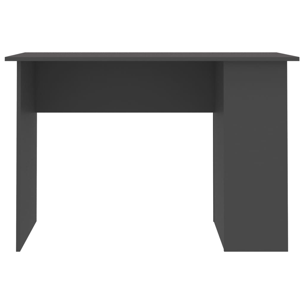 vidaXL Psací stůl šedý 110 x 60 x 73 cm dřevotříska