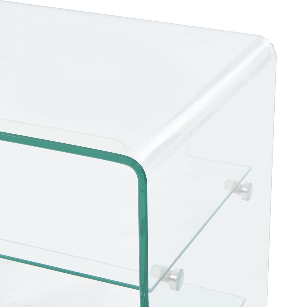 vidaXL Konferenční stolek 50 x 40 x 56 cm tvrzené sklo