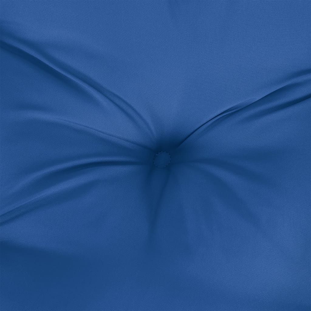 vidaXL Podušky na palety 2 ks královsky modré textil