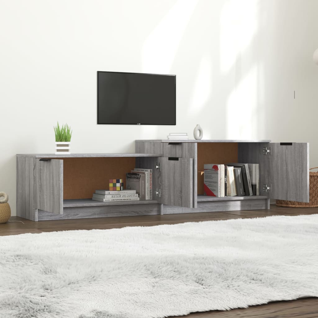 vidaXL TV skříňka šedá sonoma 158,5 x 36 x 45 cm kompozitní dřevo