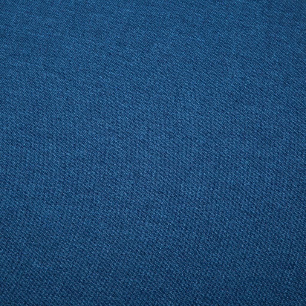 vidaXL Rohová sedačka s textilním čalouněním 186 x 136 x 79 cm modrá