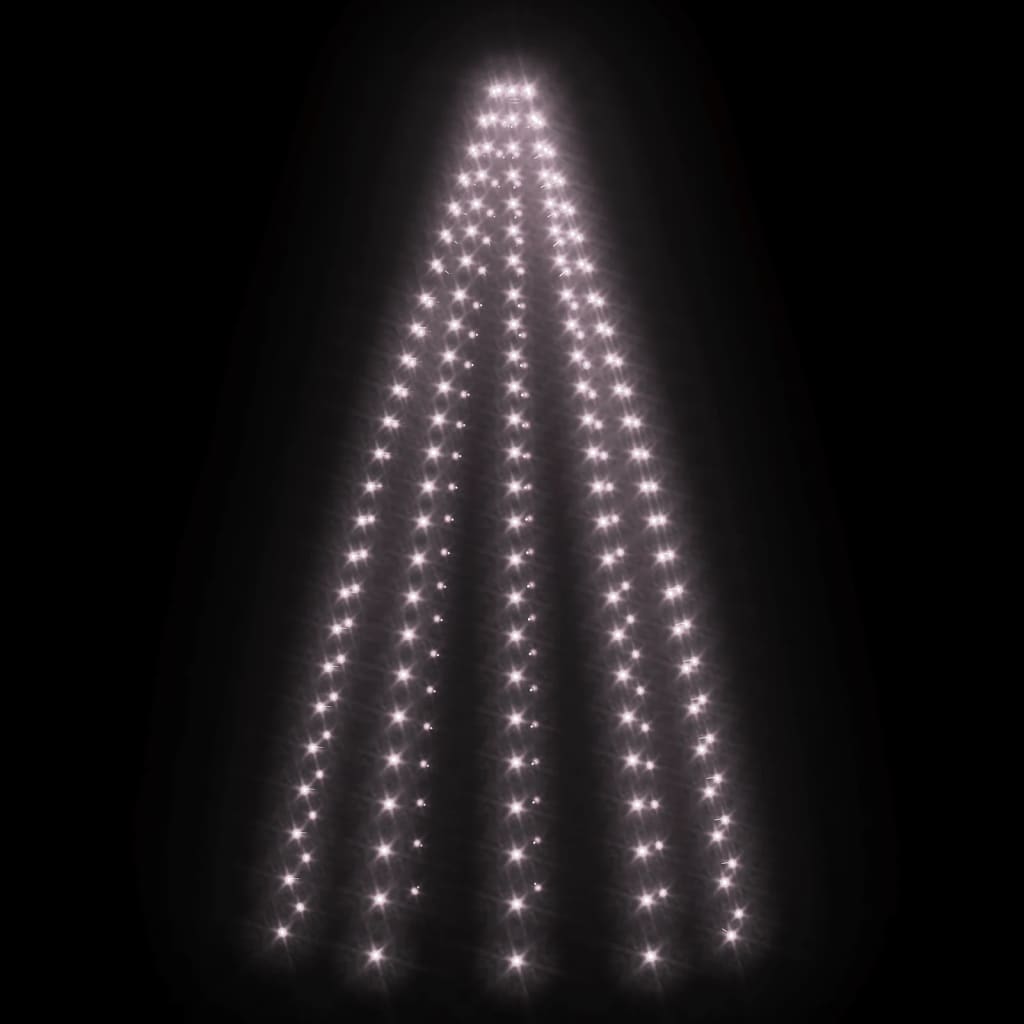 vidaXL Světelná síť na vánoční stromek s 250 LED diodami 250 cm