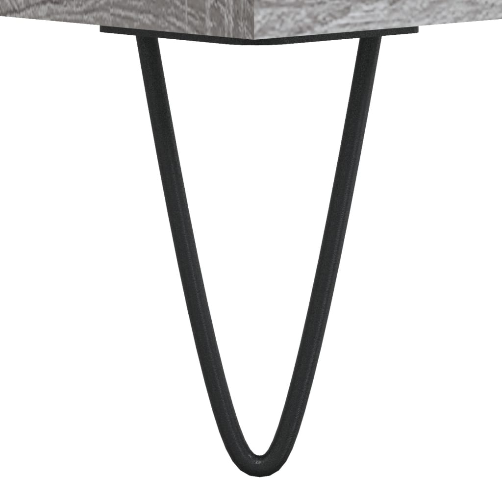 vidaXL Noční stolek šedý sonoma 40 x 40 x 66 cm kompozitní dřevo