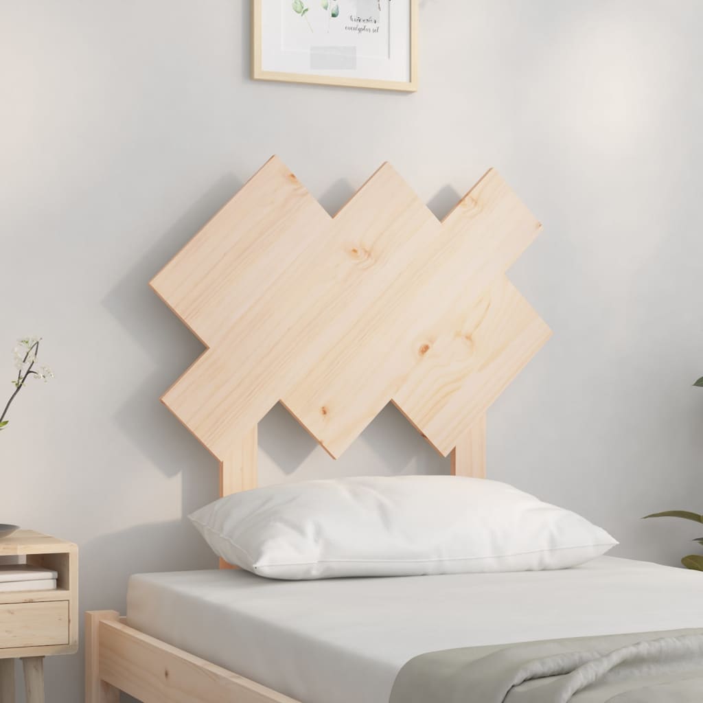 vidaXL Čelo postele 72,5 x 3 x 81 cm masivní borovice