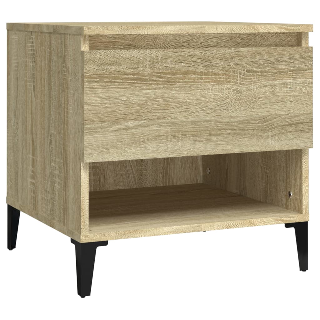 vidaXL Odkládací stolek dub sonoma 50 x 46 x 50 cm kompozitní dřevo