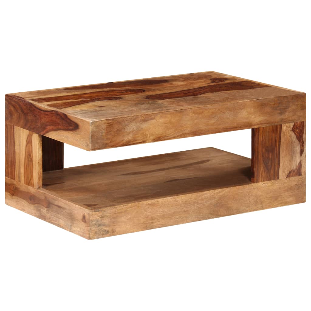 Konferenční stolek z masivního sheeshamového dřeva