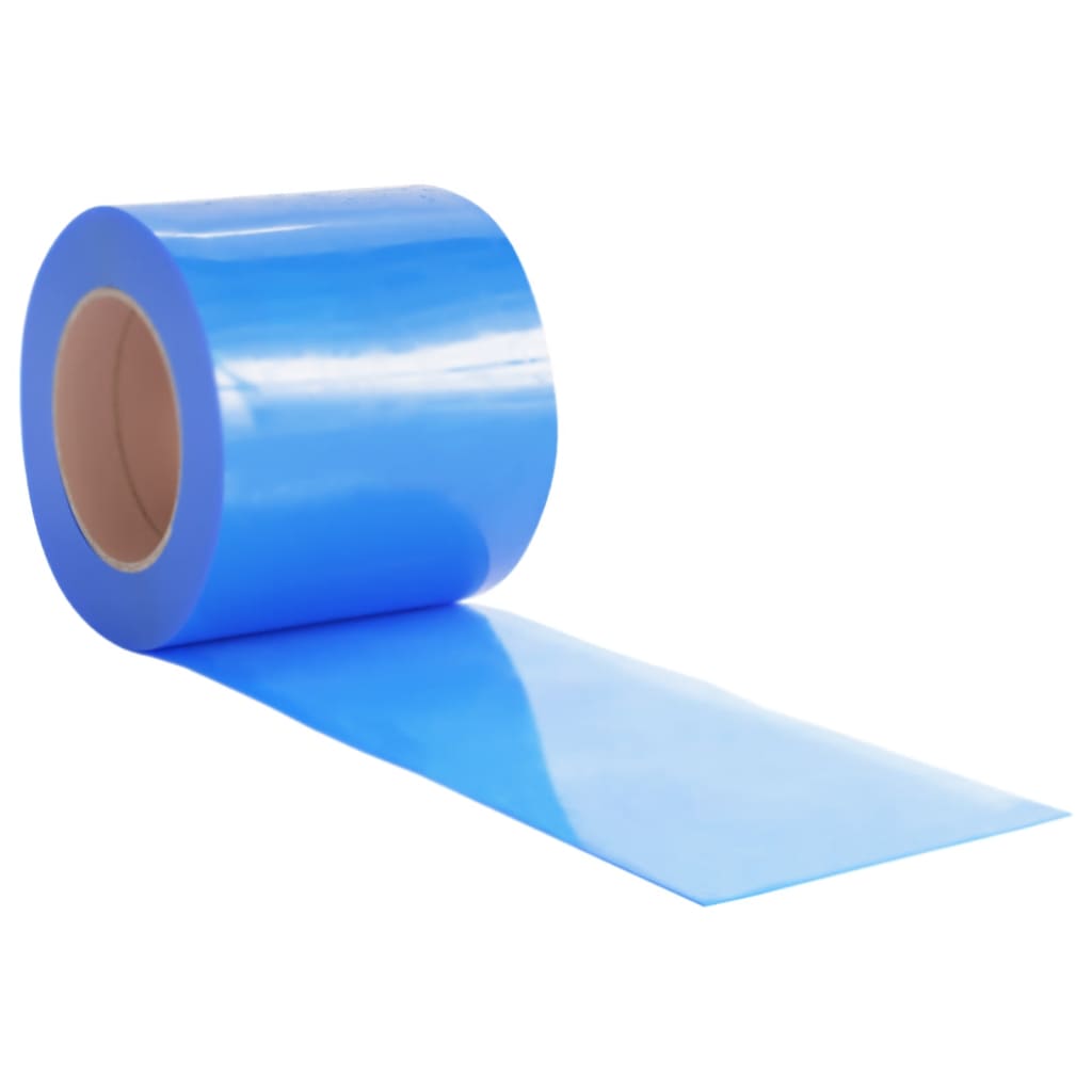 vidaXL Závěs do dveří modrý 200 mm x 1,6 mm 25 m PVC