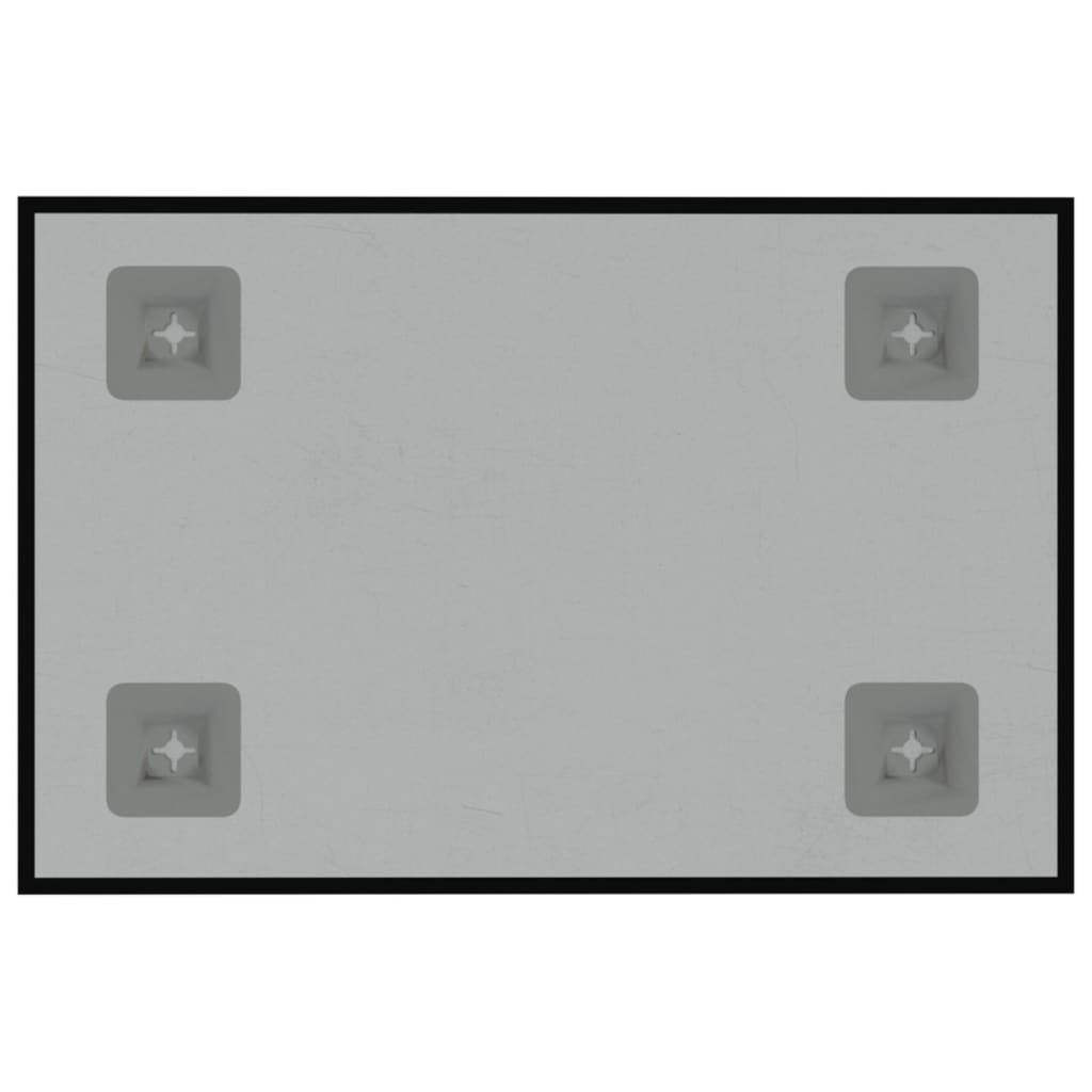 vidaXL Nástěnná magnetická tabule černá 30 x 20 cm tvrzené sklo