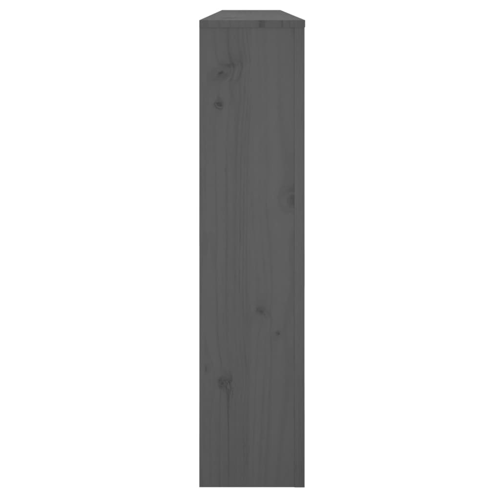 vidaXL Kryt na radiátor šedý 169x19x84 cm masivní borové dřevo