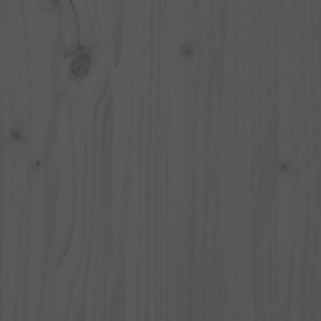 vidaXL Kompostér šedý 82,5 x 82,5 x 99,5 cm masivní borové dřevo