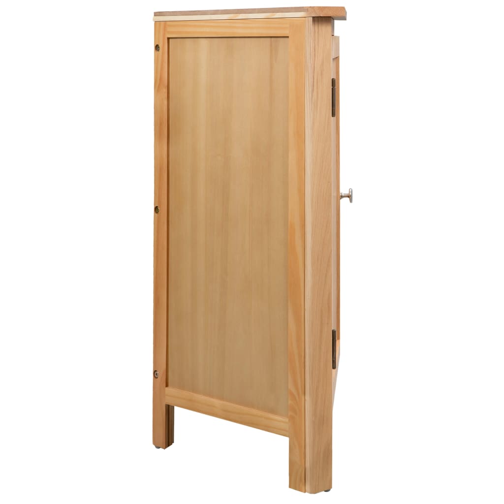 vidaXL Rohová skříňka 59 x 45 x 80 cm masivní dubové dřevo