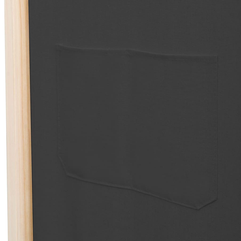 vidaXL 3dílný paraván šedý 120 x 170 x 4 cm textil