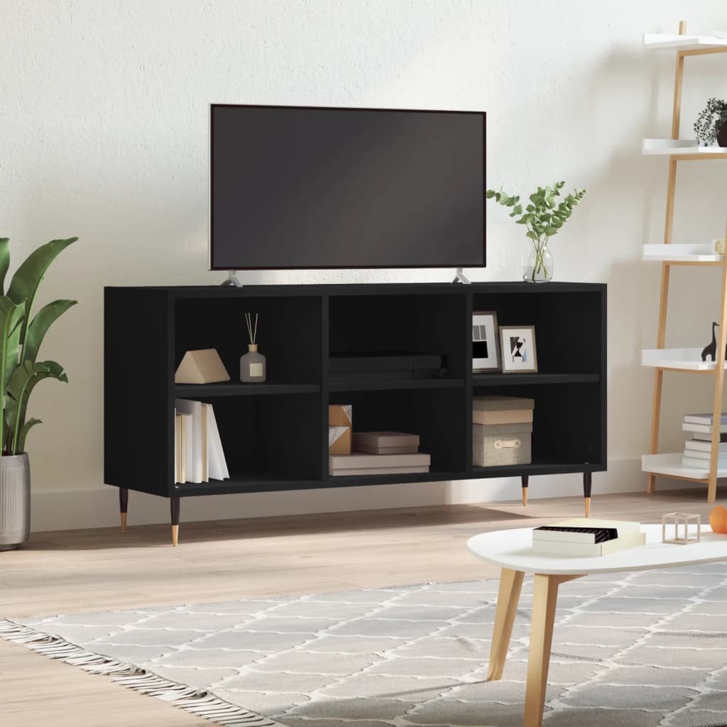 vidaXL TV skříňka černá 103,5 x 30 x 50 cm kompozitní dřevo
