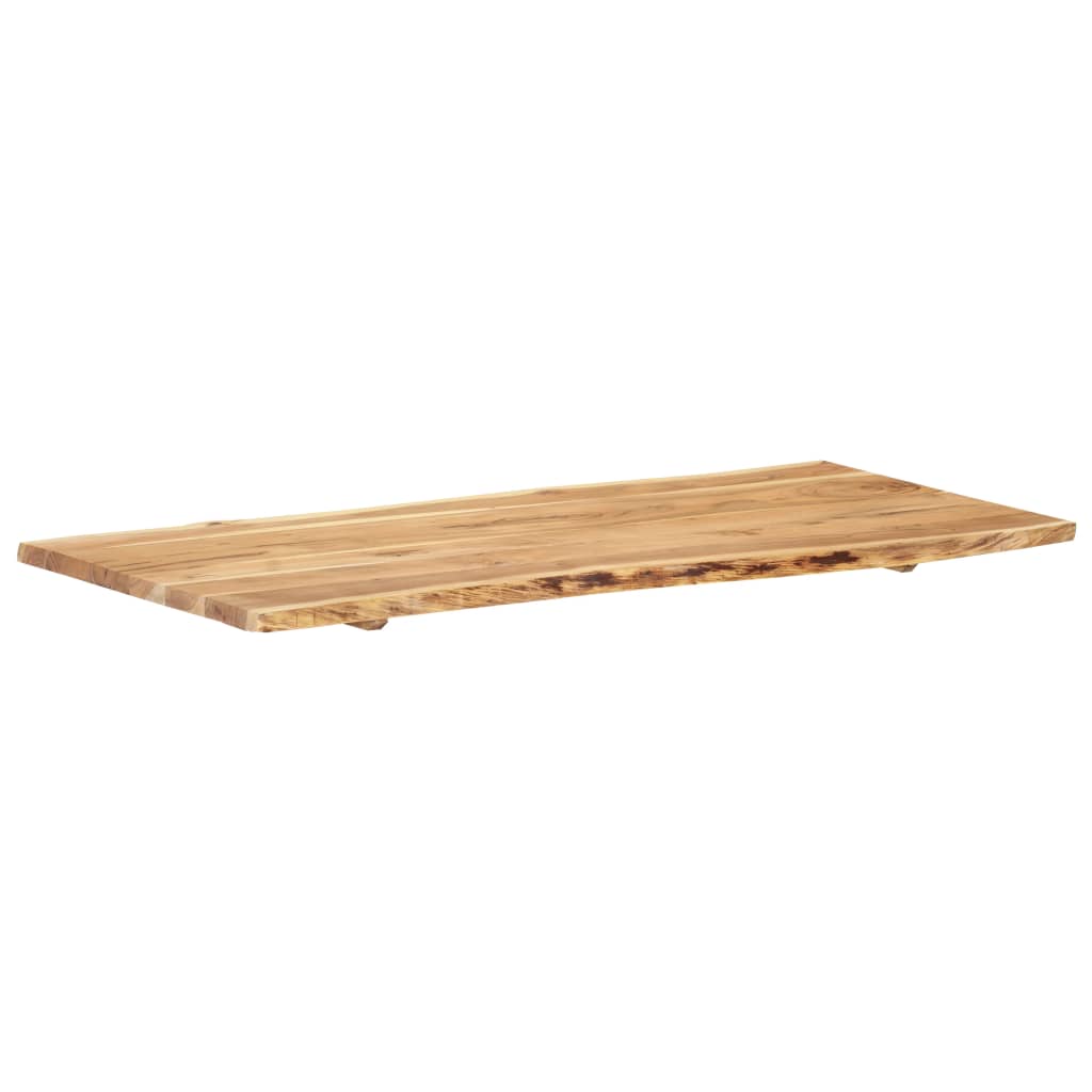 vidaXL Stolní deska masivní akáciové dřevo 118 x (50–60) x 2,5 cm