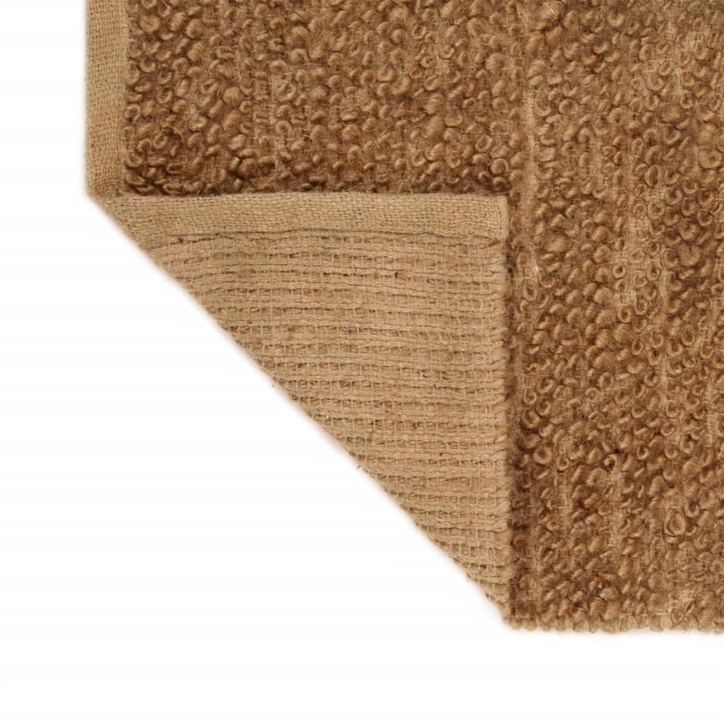 vidaXL Ručně vyrobený smyčkový koberec 160x230 cm juta a bavlna