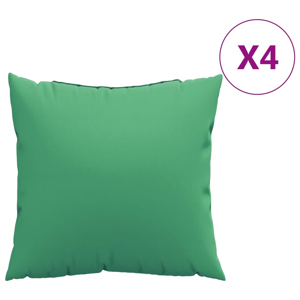 vidaXL Dekorační polštáře 4 ks zelené 50 x 50 cm textil