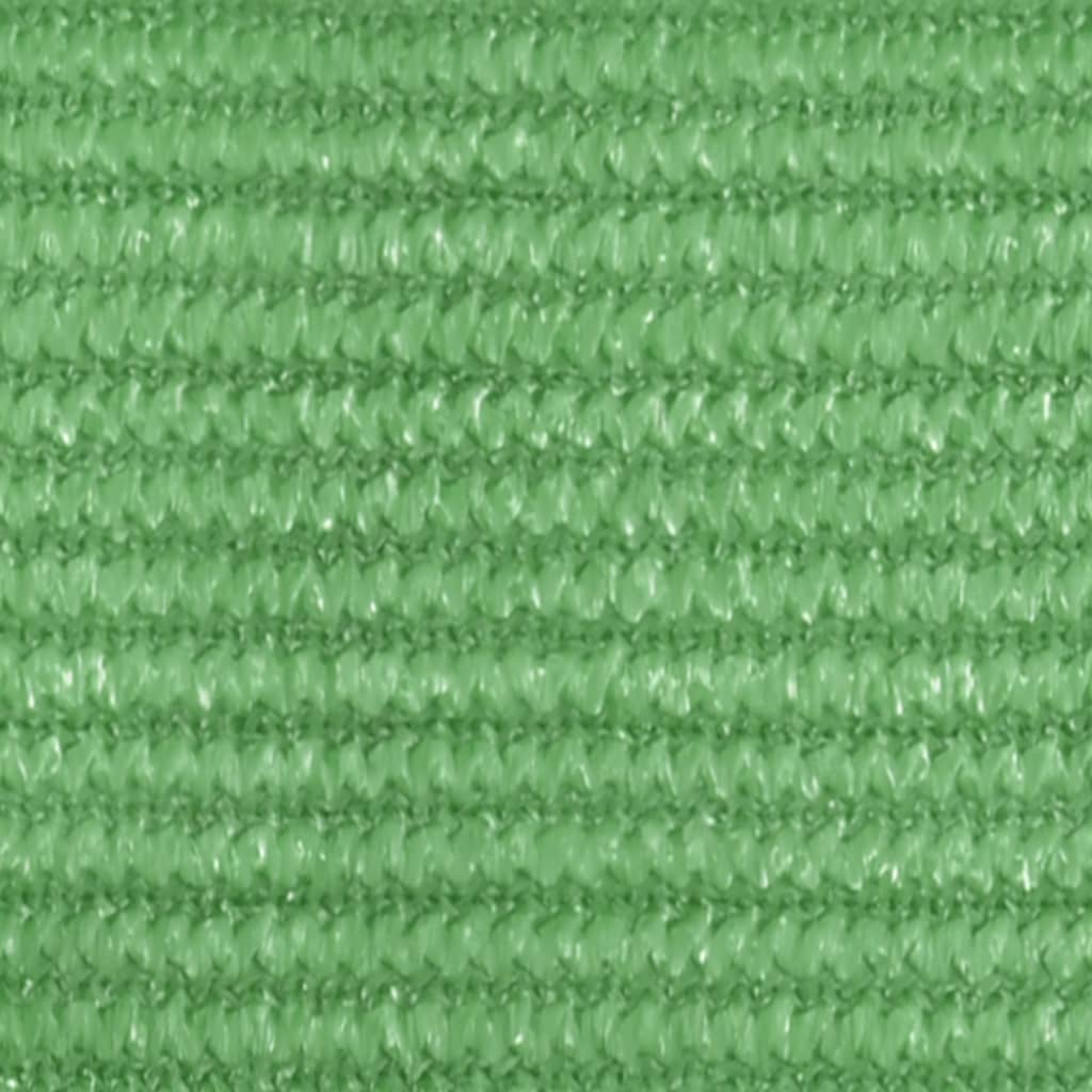 vidaXL Stínící plachta 160 g/m² světle zelená 3/4 x 2 m HDPE