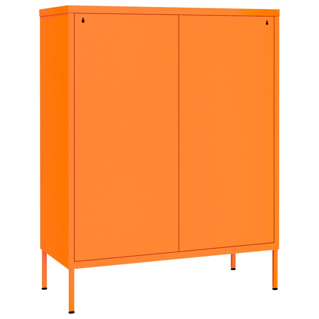 vidaXL Zásuvková skříň oranžová 80 x 35 x 101,5 cm ocel