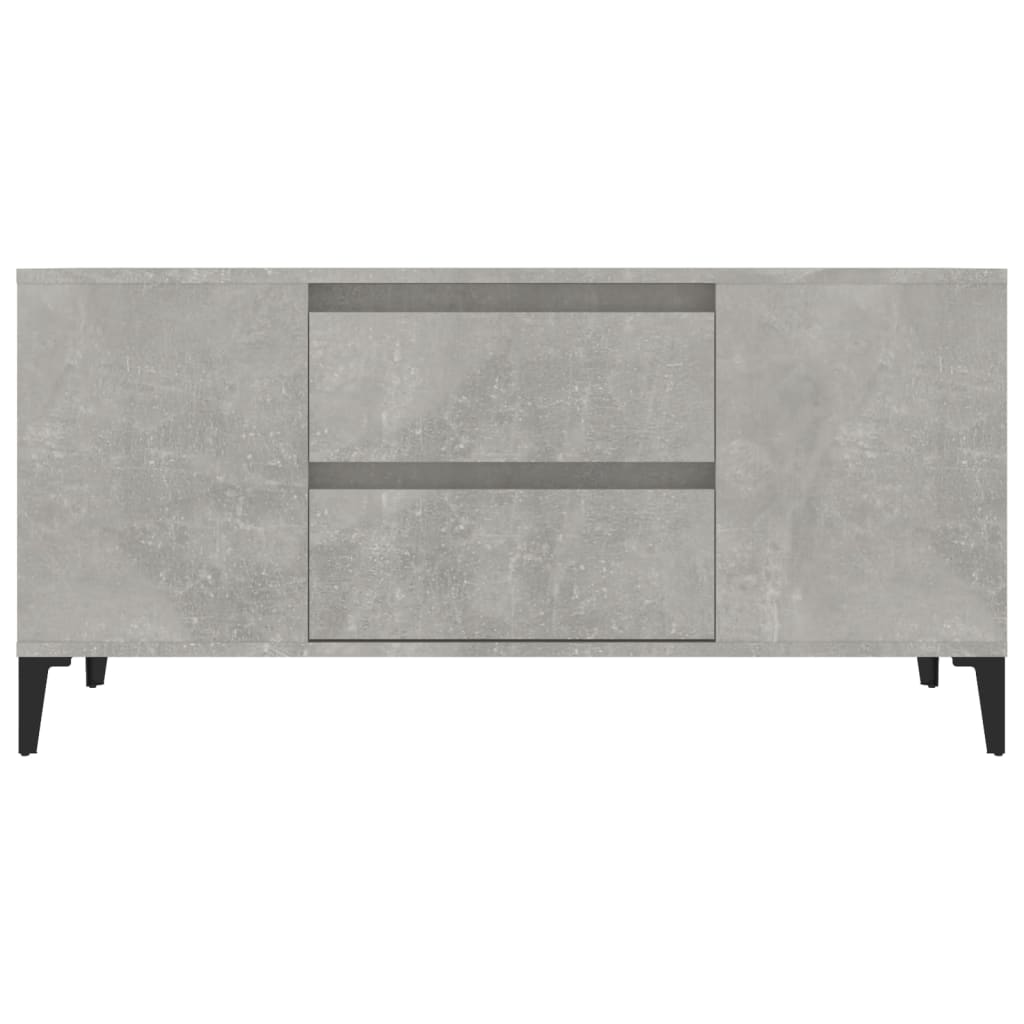 vidaXL TV skříňka betonově šedá 102x44,5x50 cm kompozitní dřevo