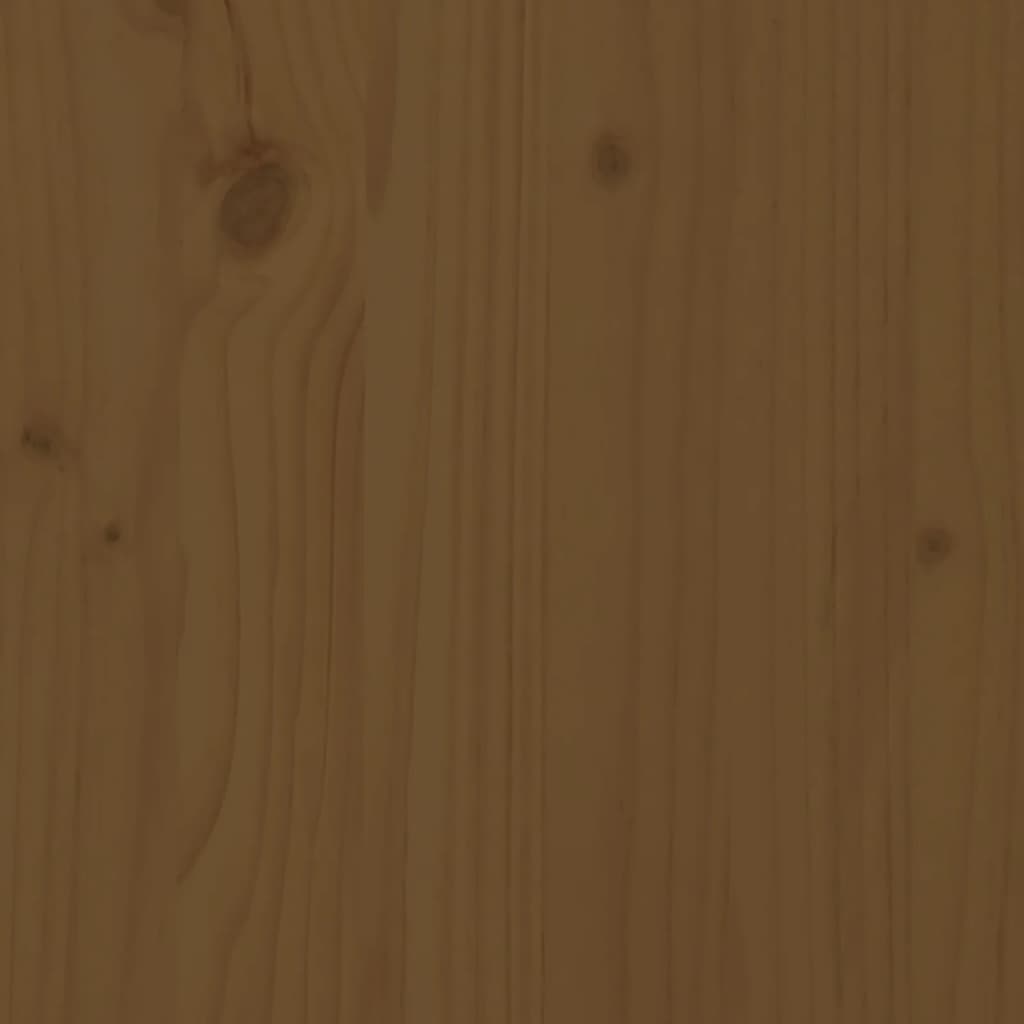 vidaXL Zahradní lavice medově hnědá 80x38x45 cm masivní borové dřevo