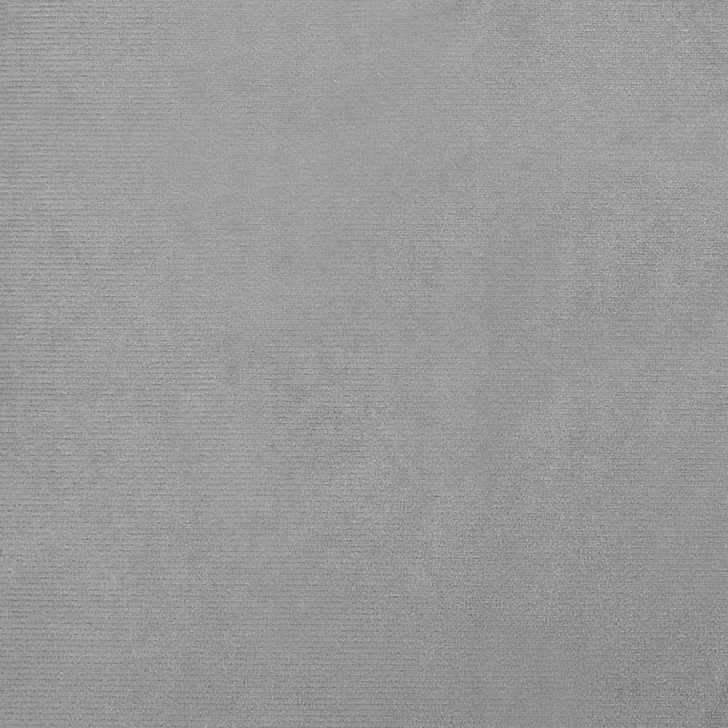vidaXL Pelíšek pro psy světle šedý 70 x 52 x 30 cm samet