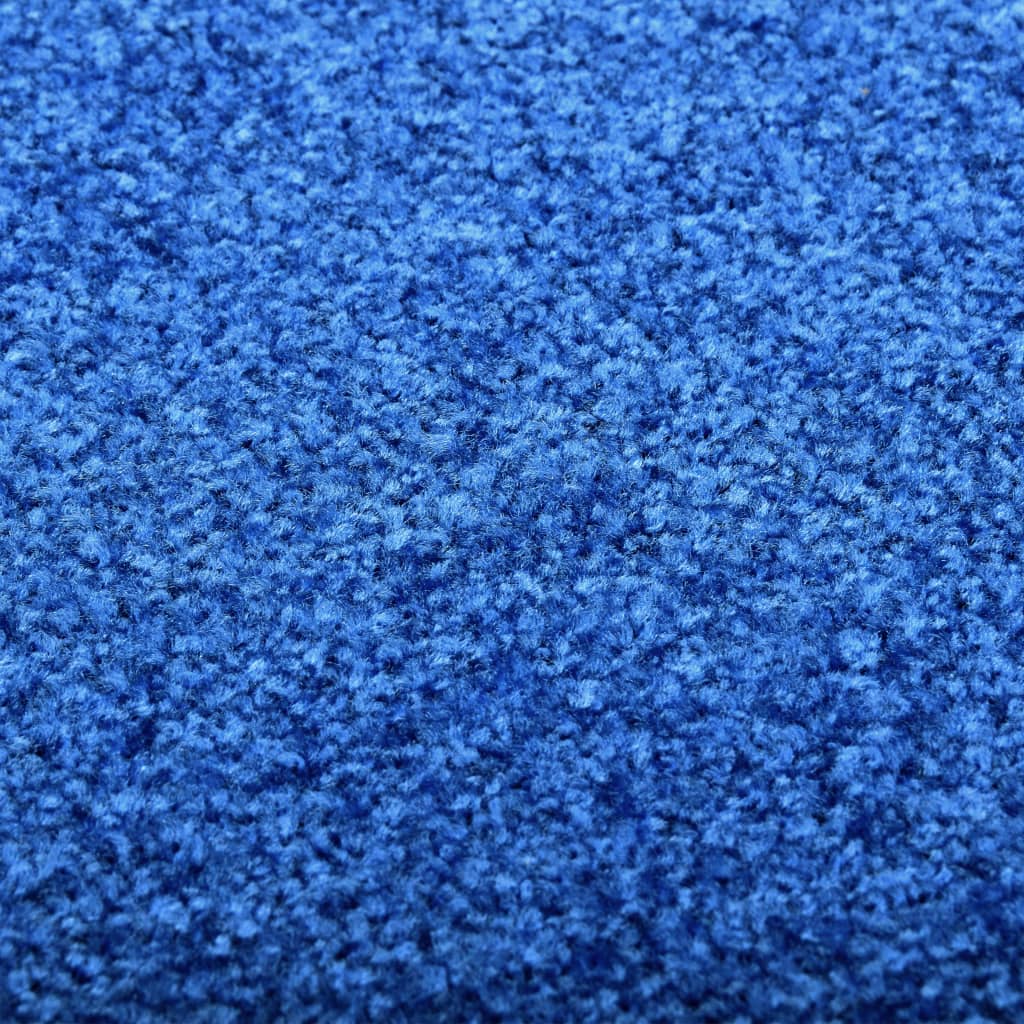 vidaXL Rohožka pratelná modrá 60 x 180 cm