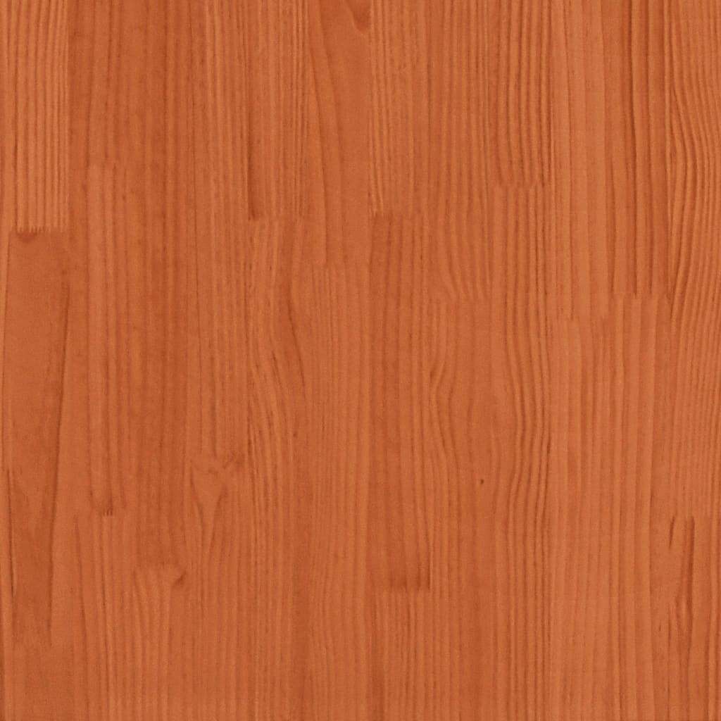 vidaXL Postel z palet voskově hnědá 90 x 200 cm masivní borové dřevo
