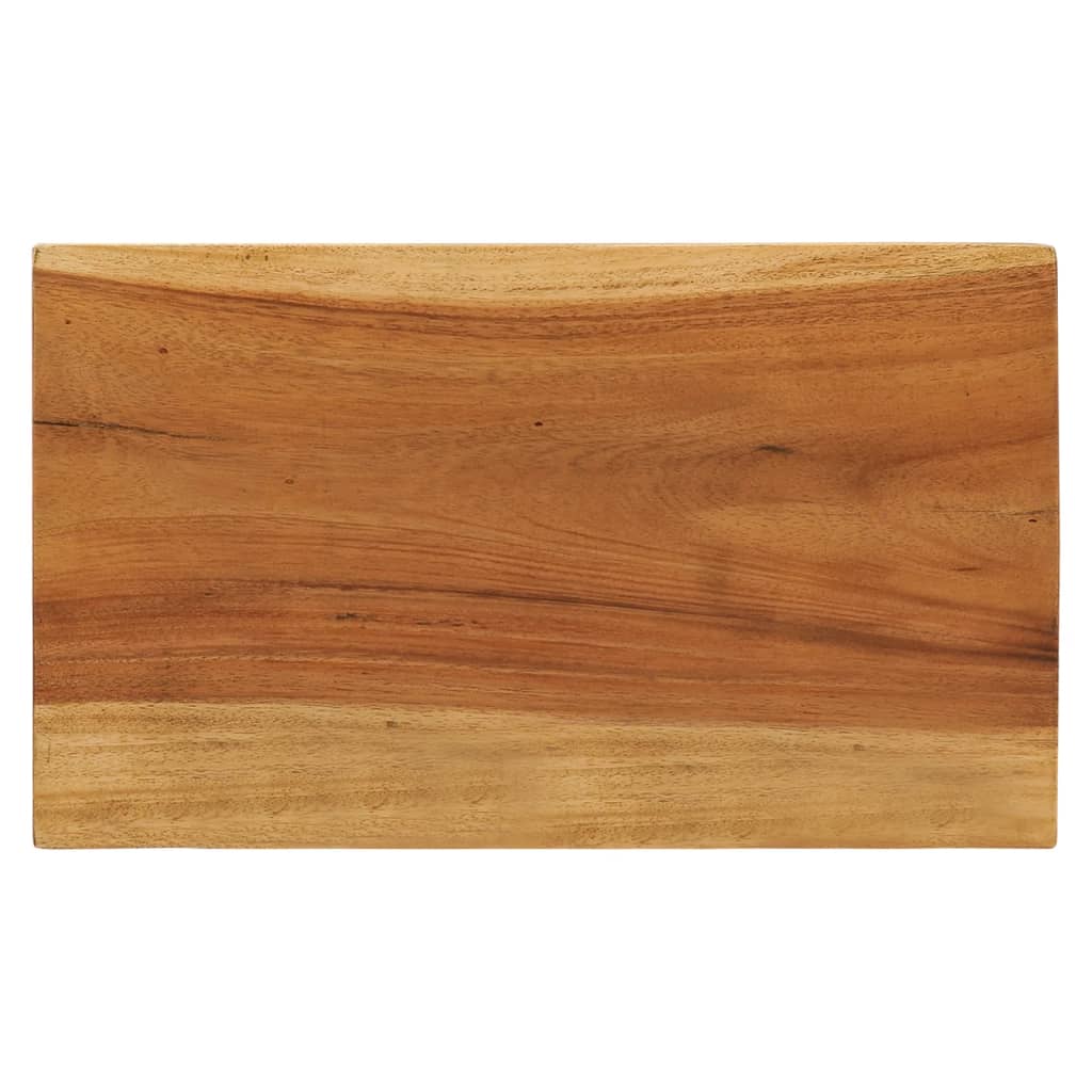 vidaXL Stolička do koupelny hnědá masivní dřevo suar