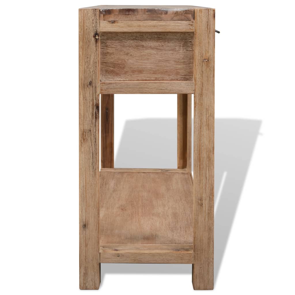 vidaXL Konzolový stolek z masivního akáciového dřeva 82x33x73 cm