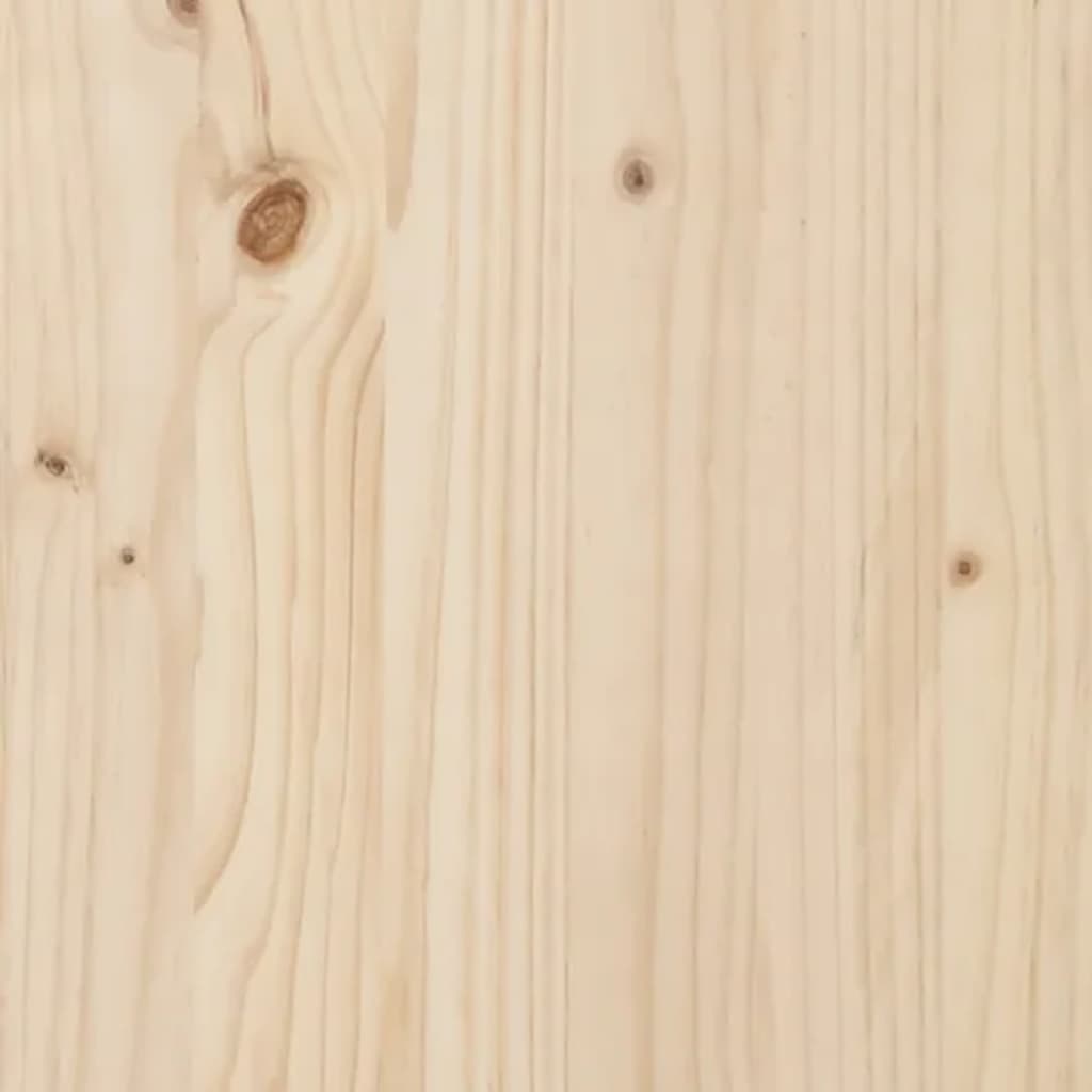 vidaXL Patrová postel 90 x 200 cm masivní borové dřevo