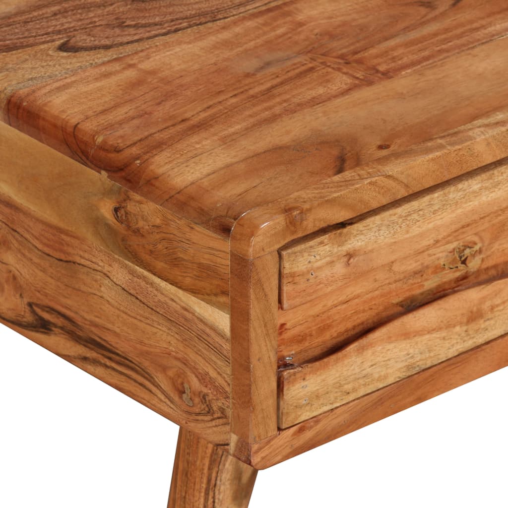 vidaXL Konferenční stolek ze dřeva vyřezávaná zásuvka 100 x 50 x 40 cm