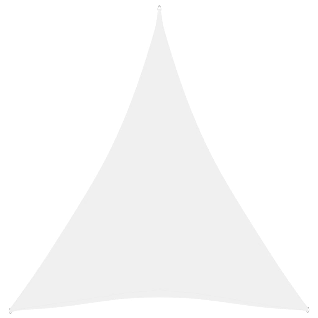 vidaXL Stínící plachta oxfordská látka trojúhelníková 4 x 5 x 5 m bílá