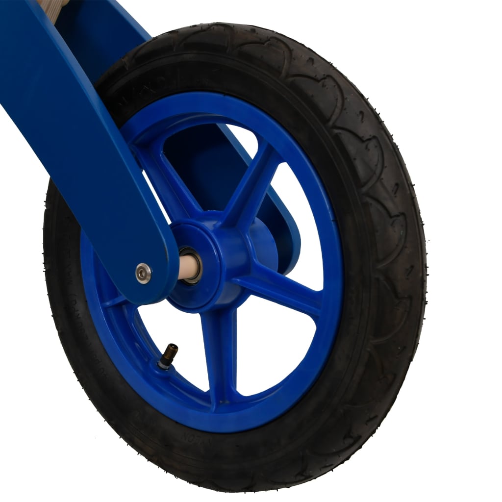 vidaXL Odrážedlo pro děti se vzduchovými pneumatikami modré