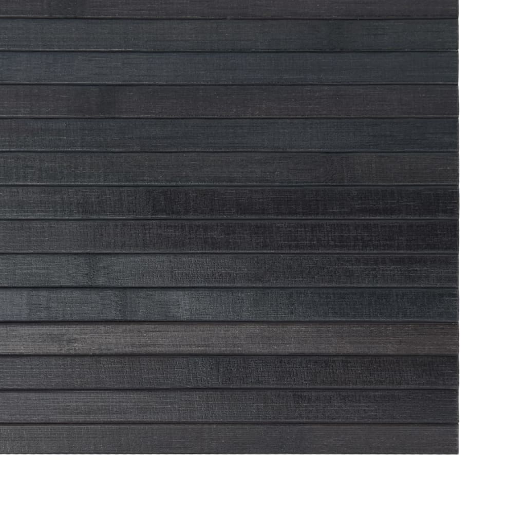 vidaXL Koberec obdélníkový šedý 70 x 300 cm bambus