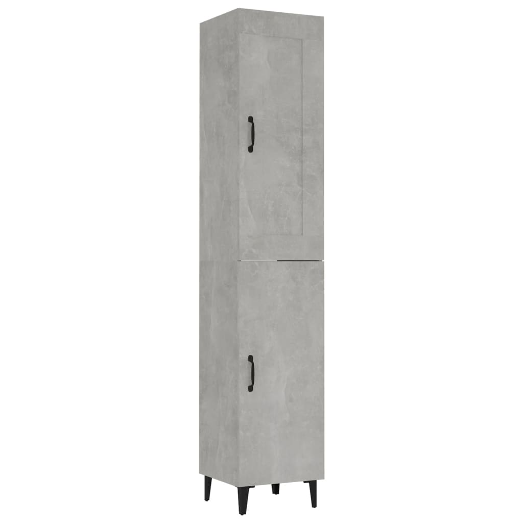 vidaXL Skříň highboard betonově šedá 35x34x180 cm kompozitní dřevo