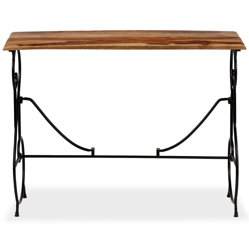 vidaXL Konzolový stolek z masivního sheeshamu 100 x 40 x 75 cm