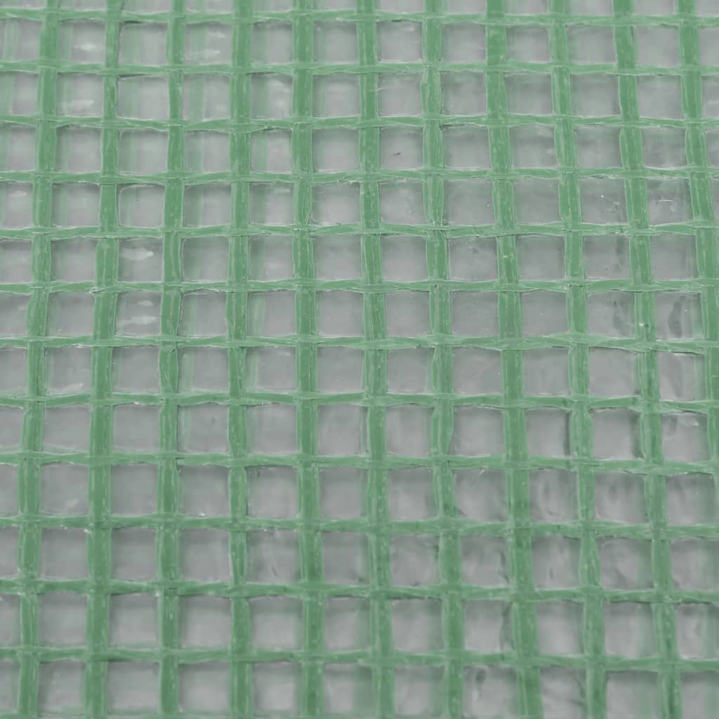 vidaXL Náhradní plachta na skleník (6,5025 m²) 255x255x194 cm zelená