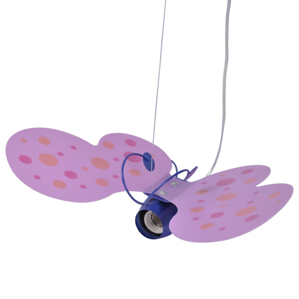 Dětské stropní svítidlo závěsné ve tvaru motýla