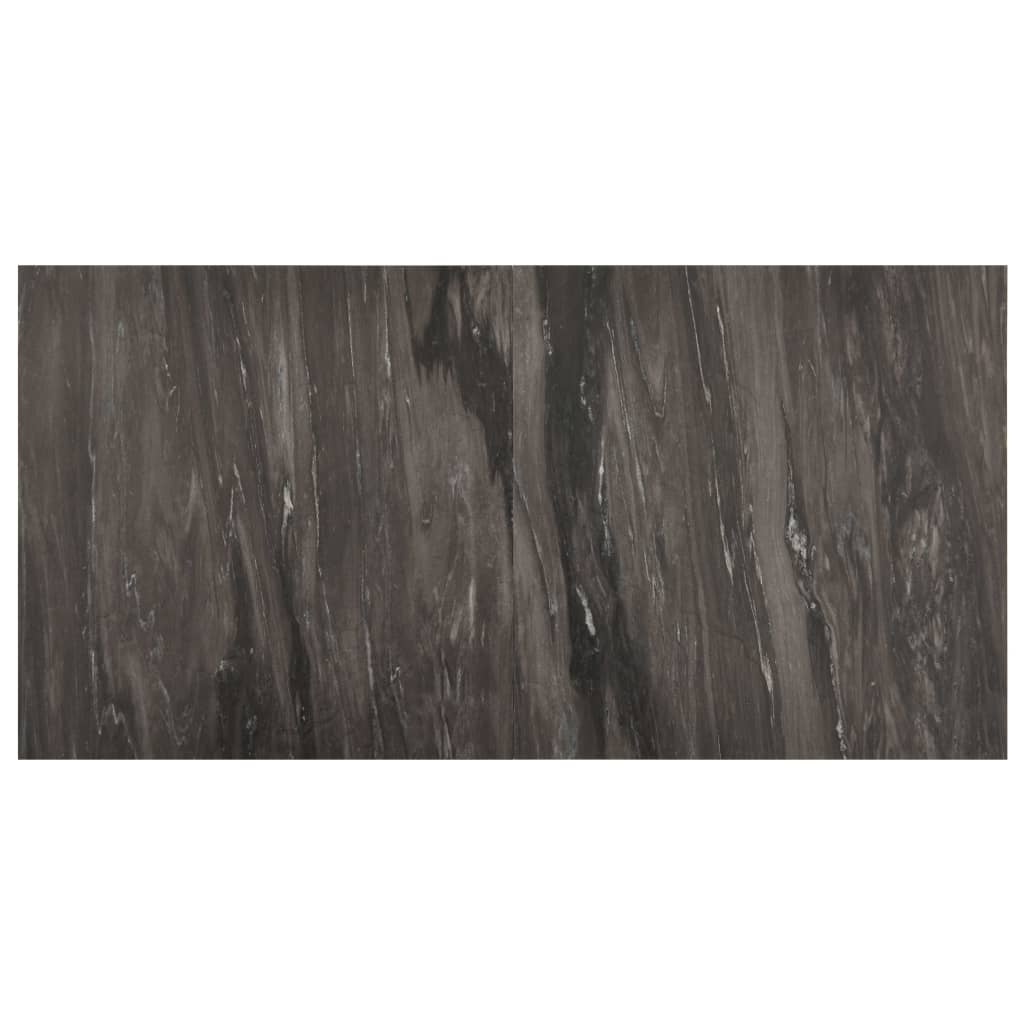 vidaXL Samolepicí podlahové desky 20 ks PVC 1,86 m² tmavě šedé