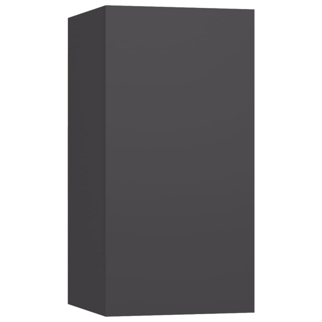 vidaXL TV skříňky 7 ks šedé 30,5 x 30 x 60 cm dřevotříska