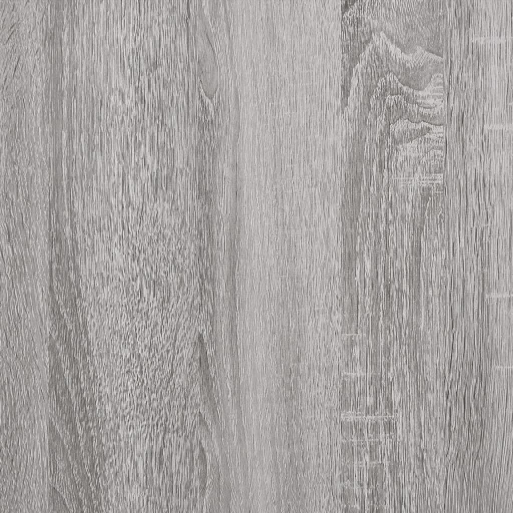 vidaXL Psací stůl šedý sonoma 100x50x90 cm kompozitní dřevo a železo