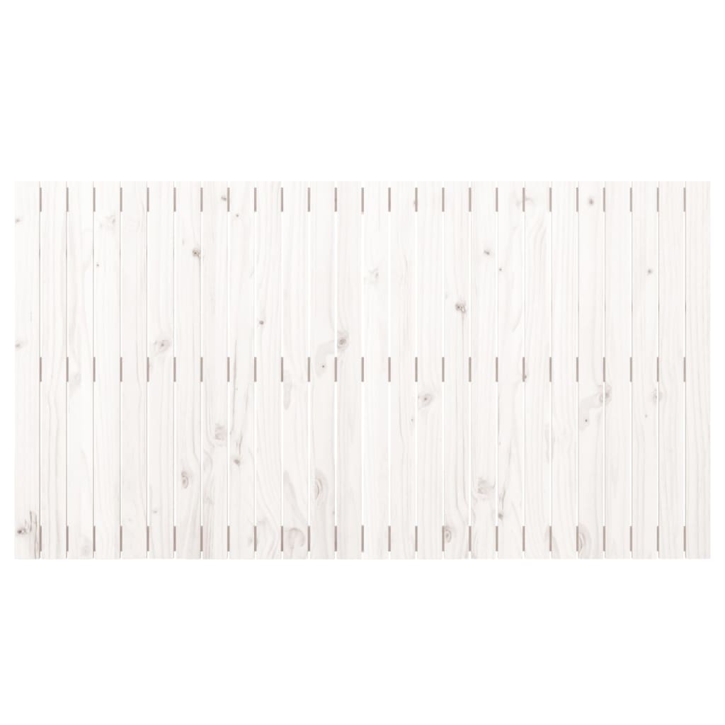 vidaXL Nástěnné čelo postele bílé 166 x 3 x 90 cm masivní borové dřevo