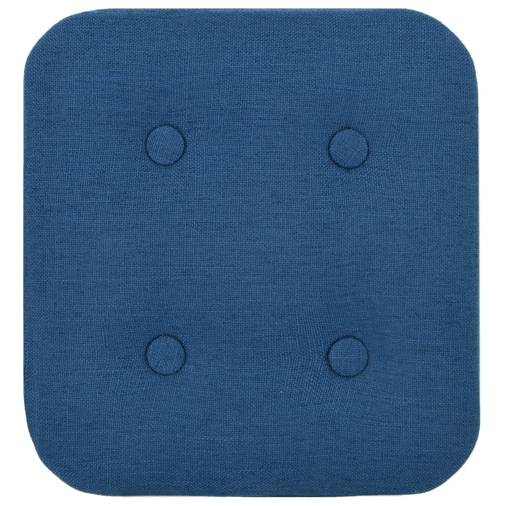 vidaXL Stoličky s úložným prostorem 2 ks modré a tmavě šedé textil