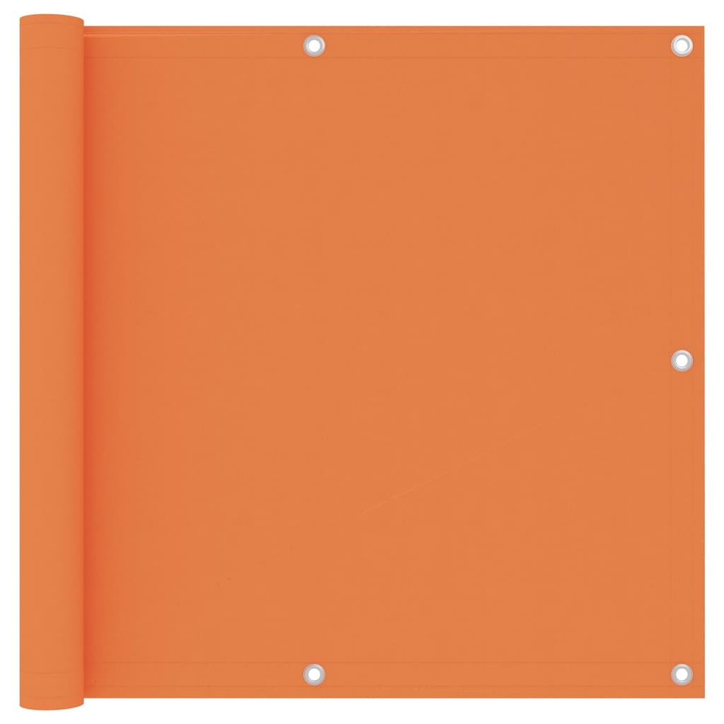 vidaXL Balkónová zástěna oranžová 90 x 600 cm oxfordská látka