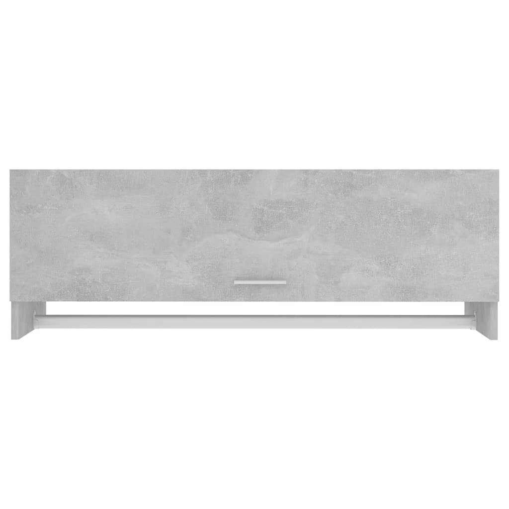 vidaXL Šatní skříň betonově šedá 100 x 32,5 x 35 cm dřevotříska