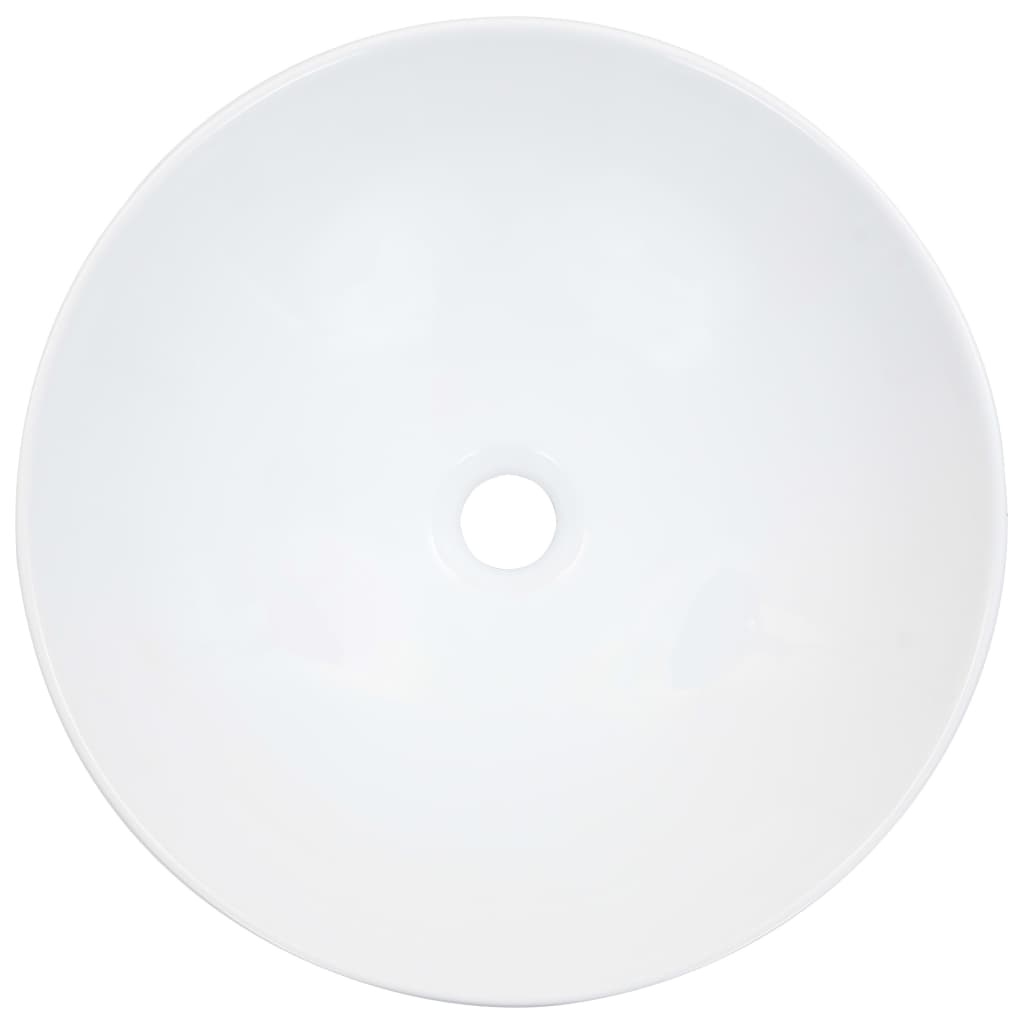 vidaXL Umyvadlo bílé 41 x 12,5 cm keramika