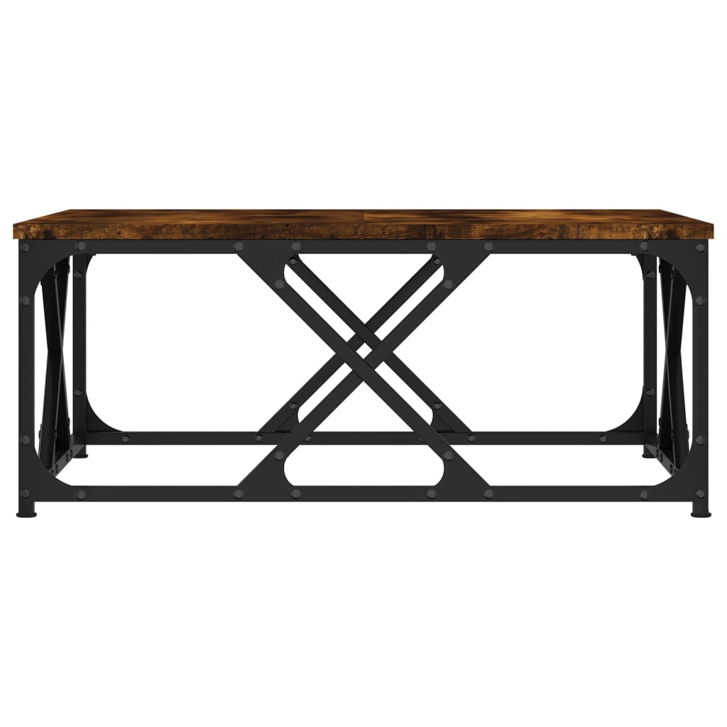 vidaXL Konferenční stolek kouřový dub 70 x 70 x 30 cm kompozitní dřevo
