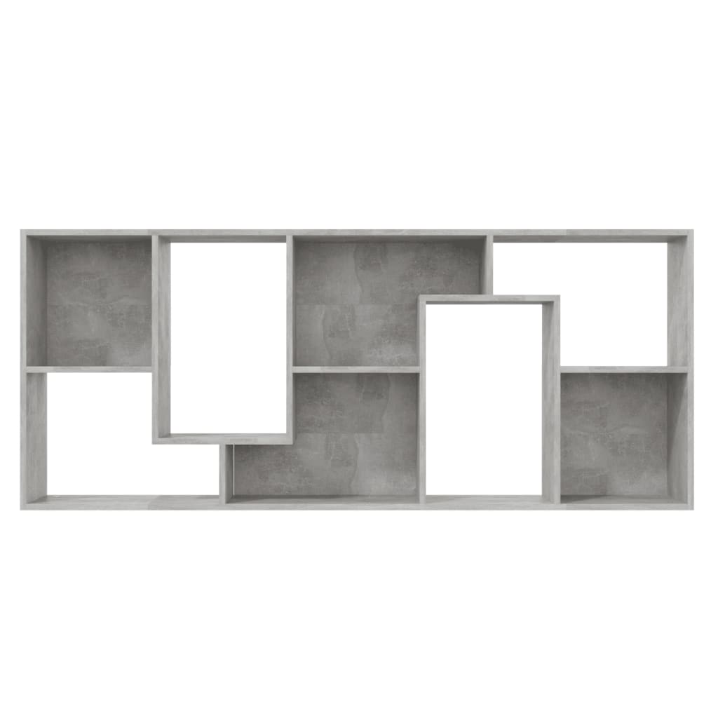 vidaXL Knihovna betonově šedá 67 x 24 x 161 cm dřevotříska